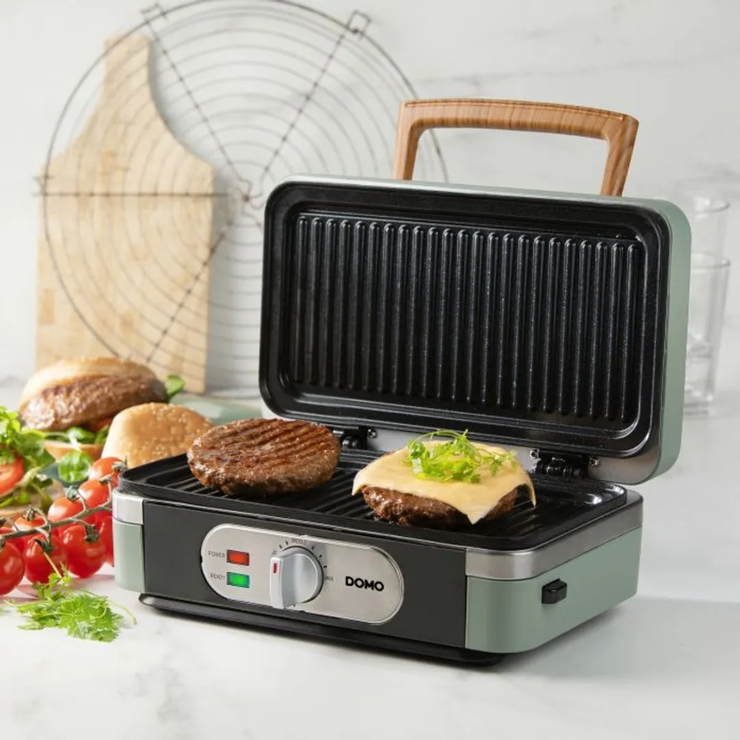 Domo DO9276C Sandwich-Waffelgrill 1100W - Saliegroen