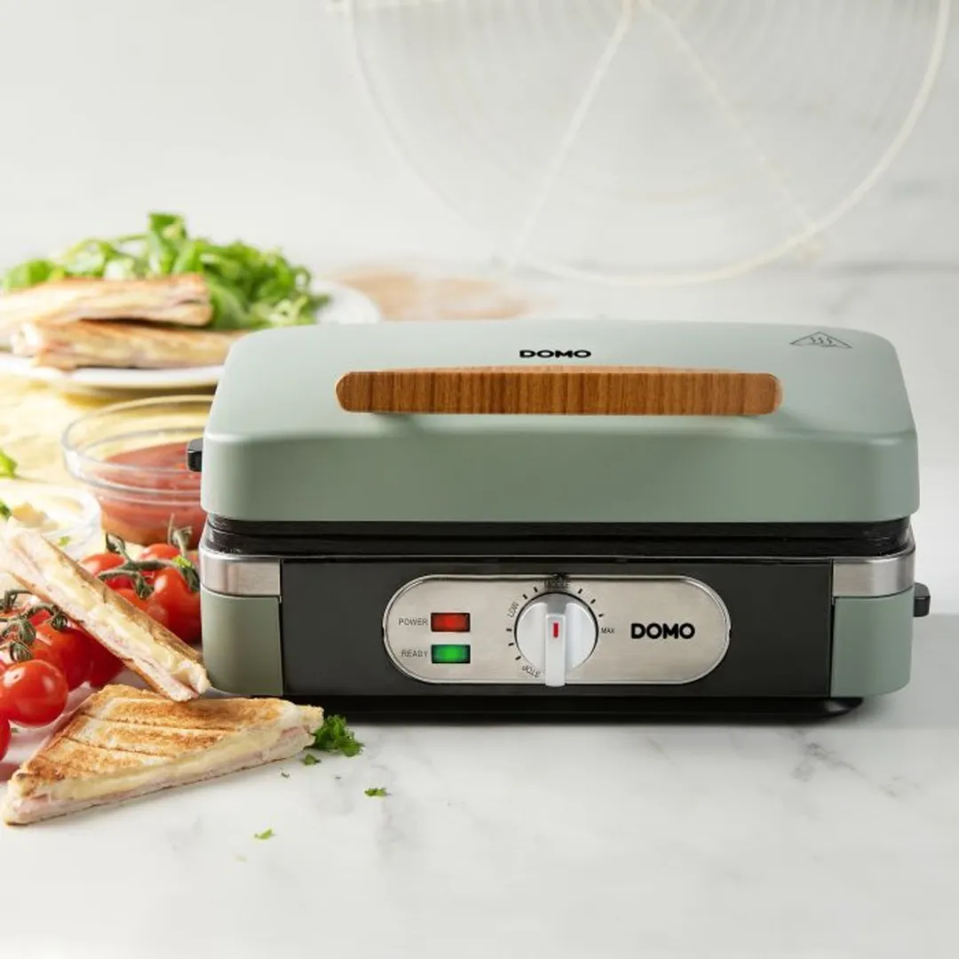 Domo DO9276C Sandwich-Waffelgrill 1100W - Saliegroen