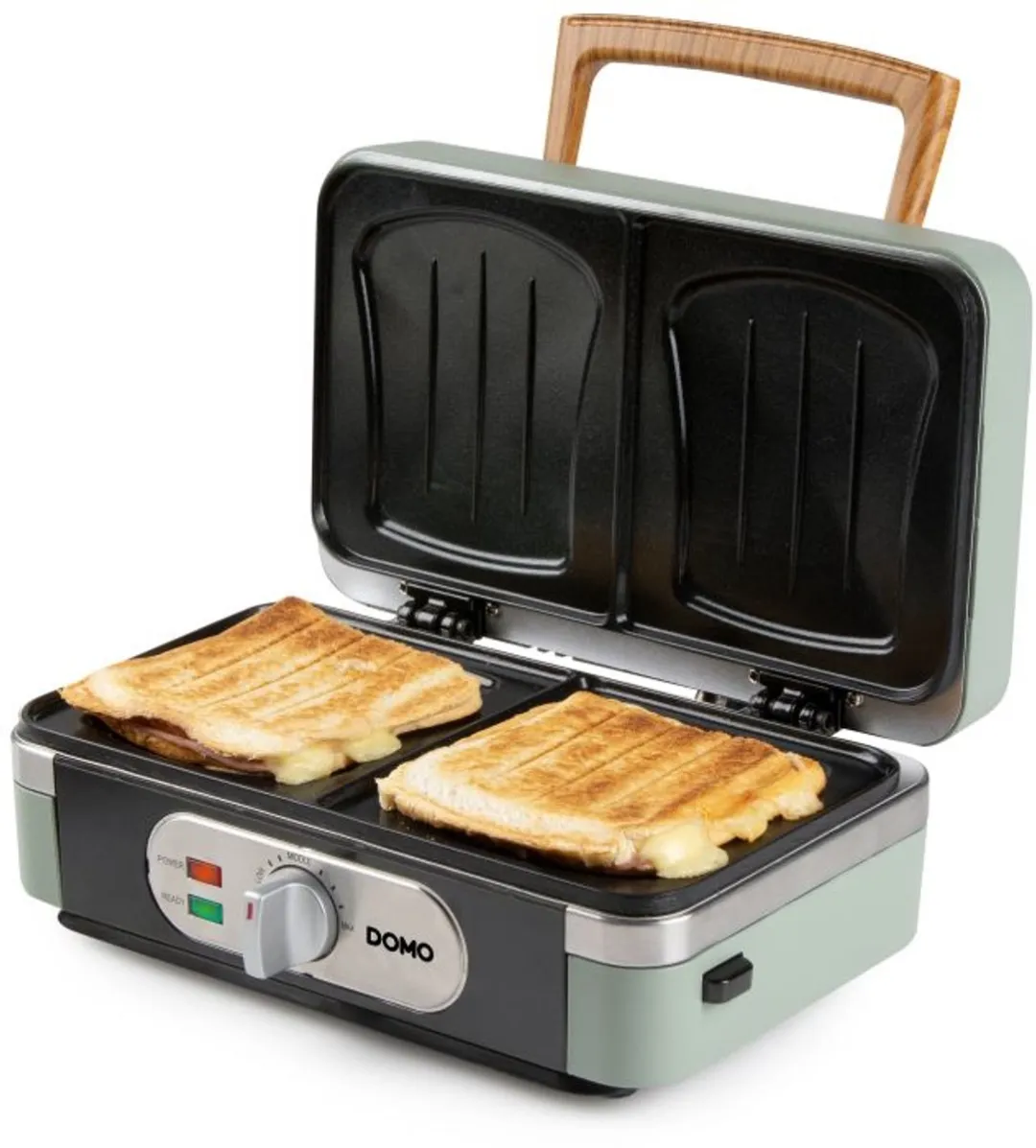 Domo DO9276C Sandwich-Waffelgrill 1100W - Saliegroen