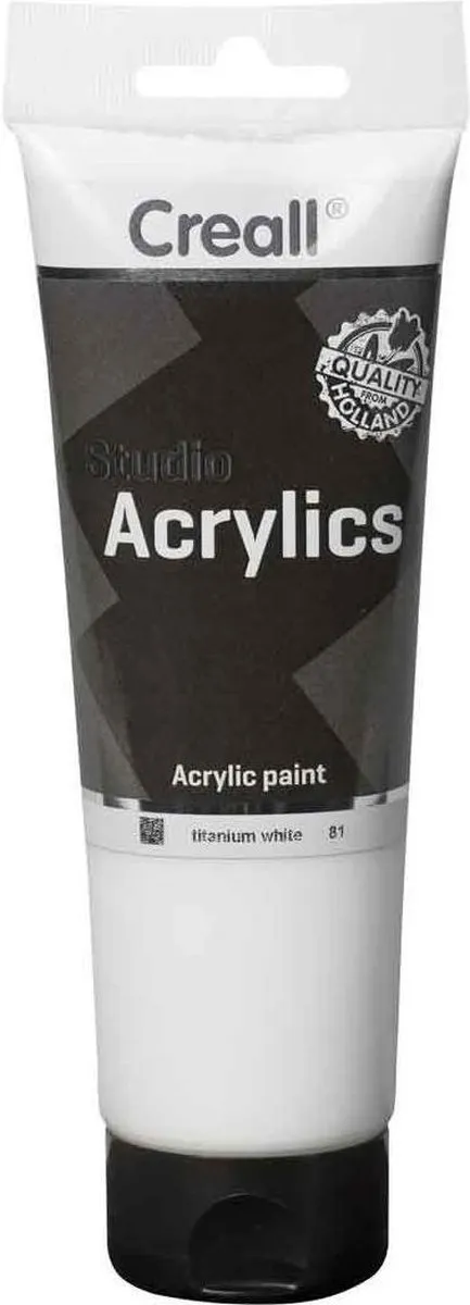 Creall Studio Acrylics Titanium White Acrylverf 250ml