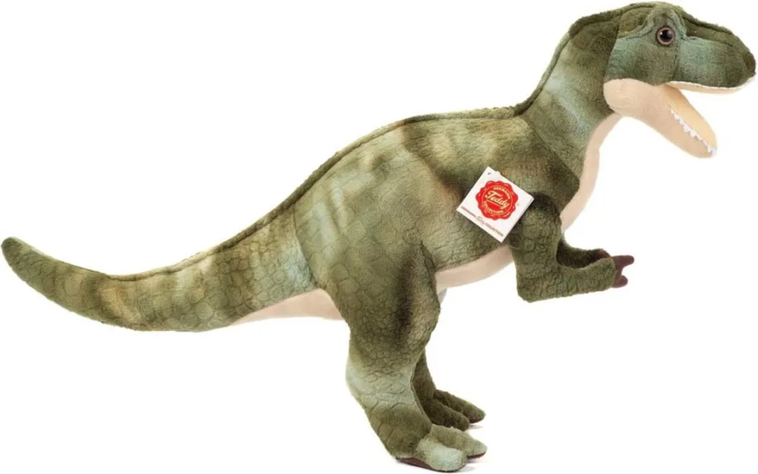 Hermann Teddy Knuffel Dino T-Rex 55cm - Groen
