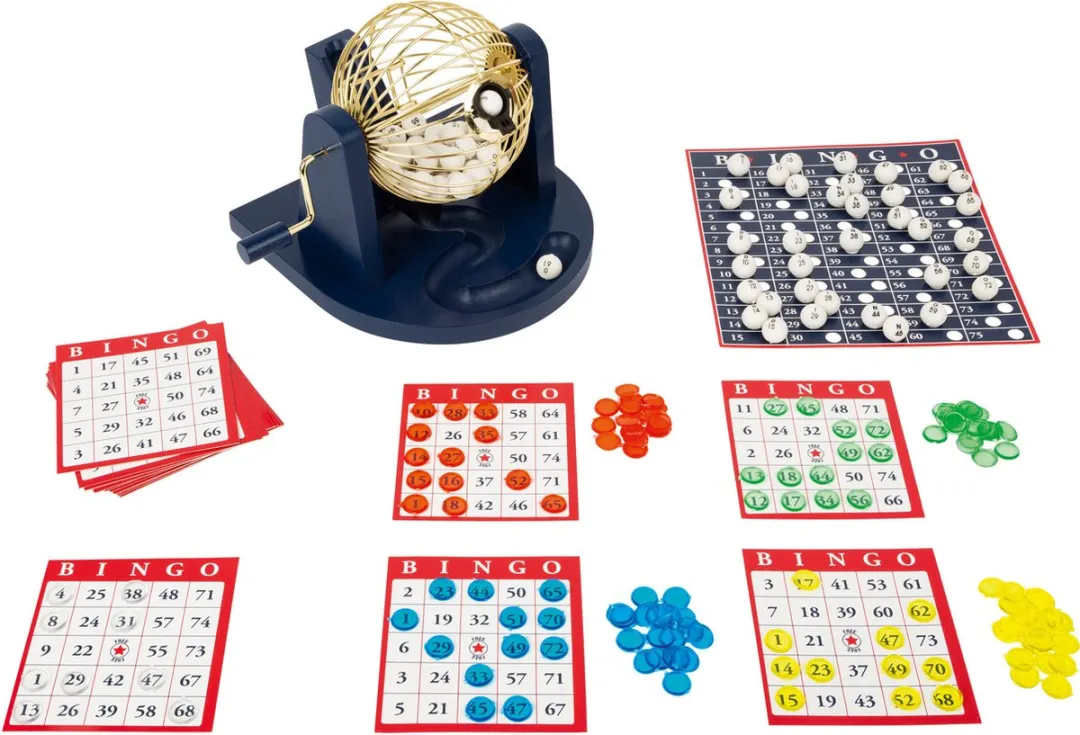 Small Foot Bingo Spel - Trommel met fiches