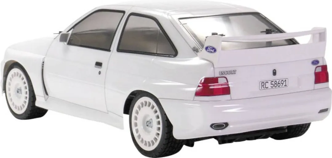 Tamiya TT-02 58691 RC Auto Bouwpakket - 1/10 Ford Escort Custom - Wit