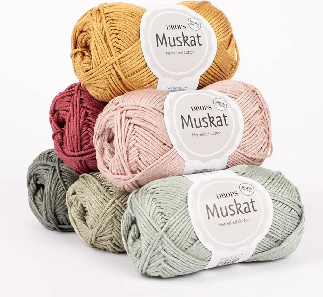 Drops Muskat Uni Colour Garen - Zilveren orchidee