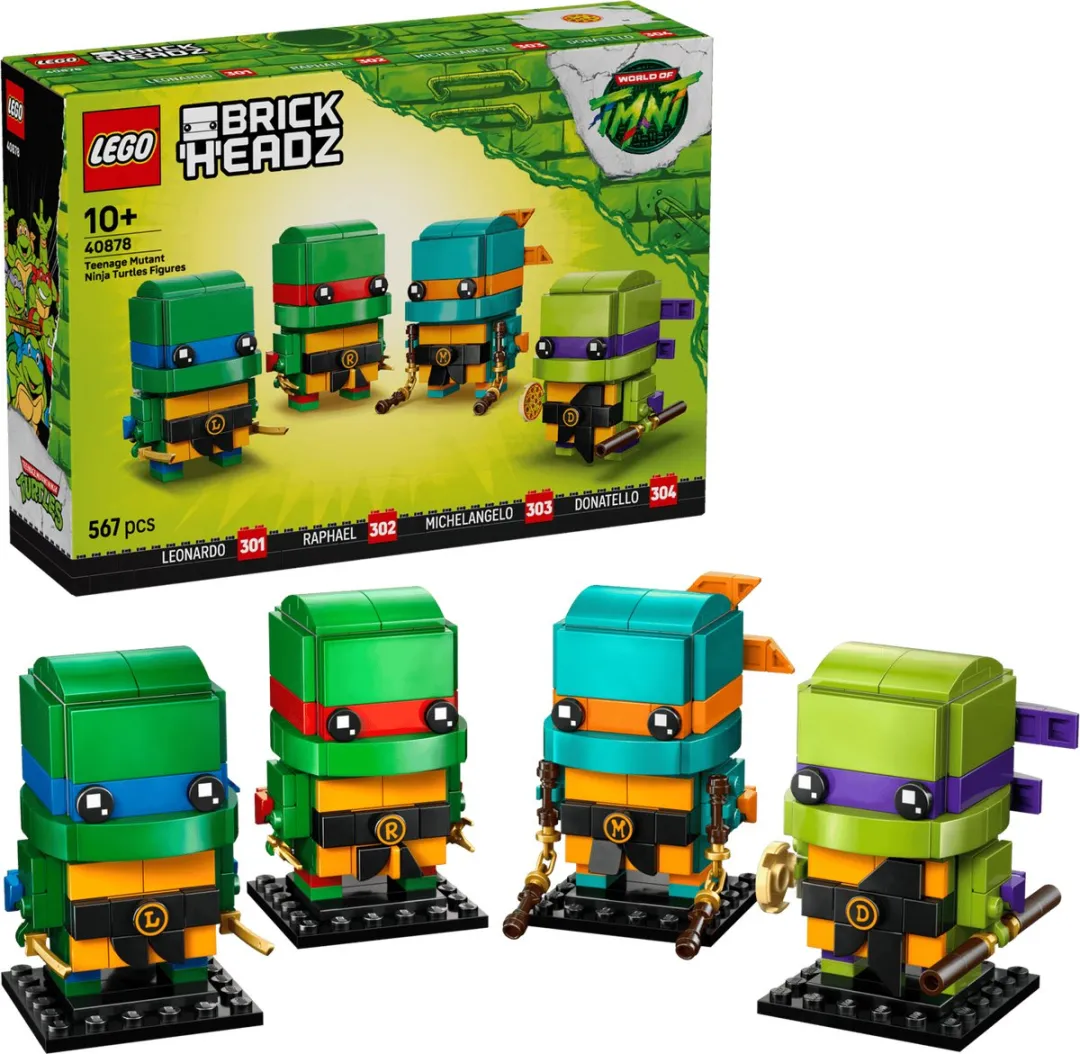 LEGO Brickheadz TMNT Figuren