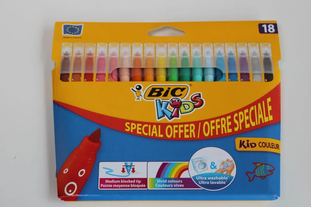 Bic Kids Colour Viltstiften - 18 Stuks Assorti