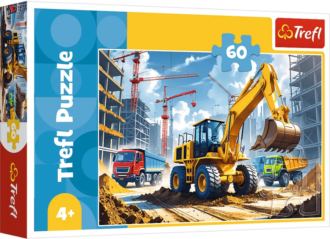 Trefl Voertuigen Puzzel 60 Stuks