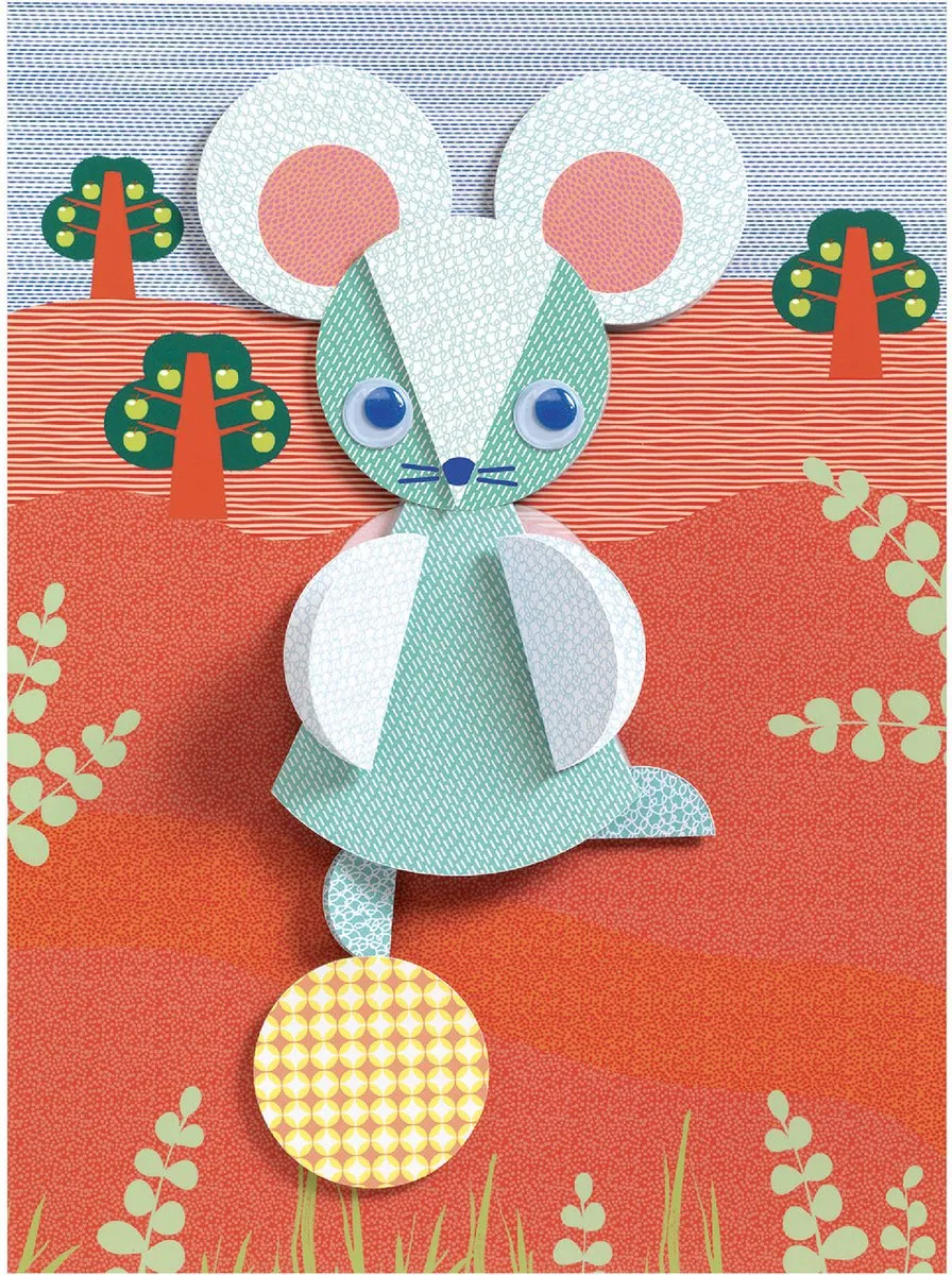 Djeco Creatief met Papier Rondjes en rondjes