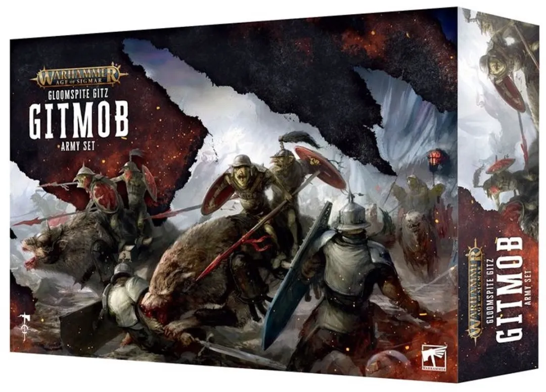 Games Workshop Warhammer Age of Sigmar Gloomspite Gitz Gitmob Army Set 89-93