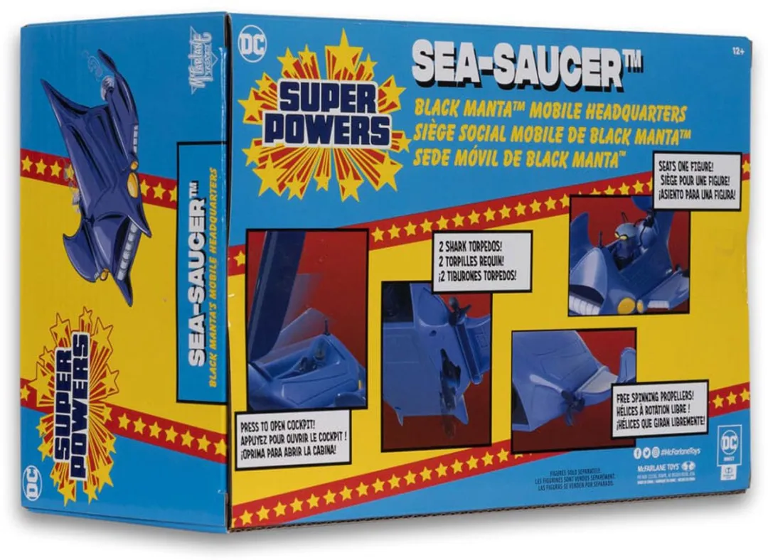 McFarlane Toys DC Direct Super Powers Vehicles Black Manta Sea Saucer 10 cm Vehicles