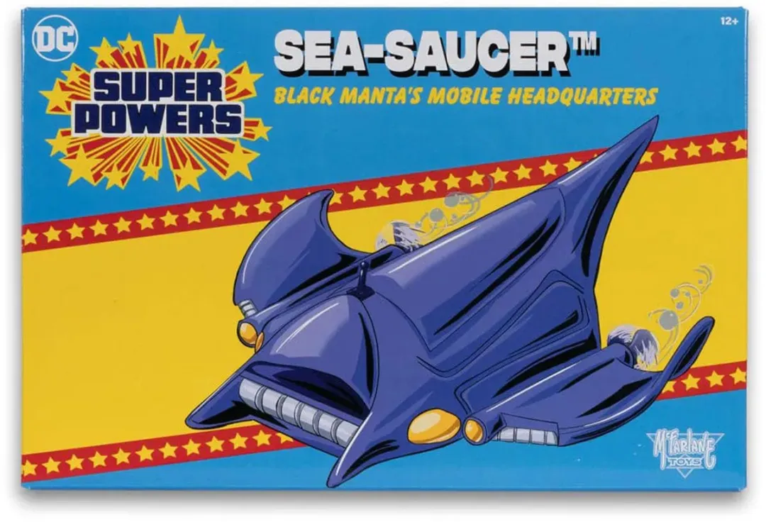 McFarlane Toys DC Direct Super Powers Vehicles Black Manta Sea Saucer 10 cm Vehicles