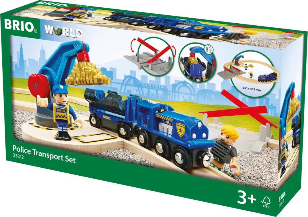 BRIO Politie Transport Set 33812