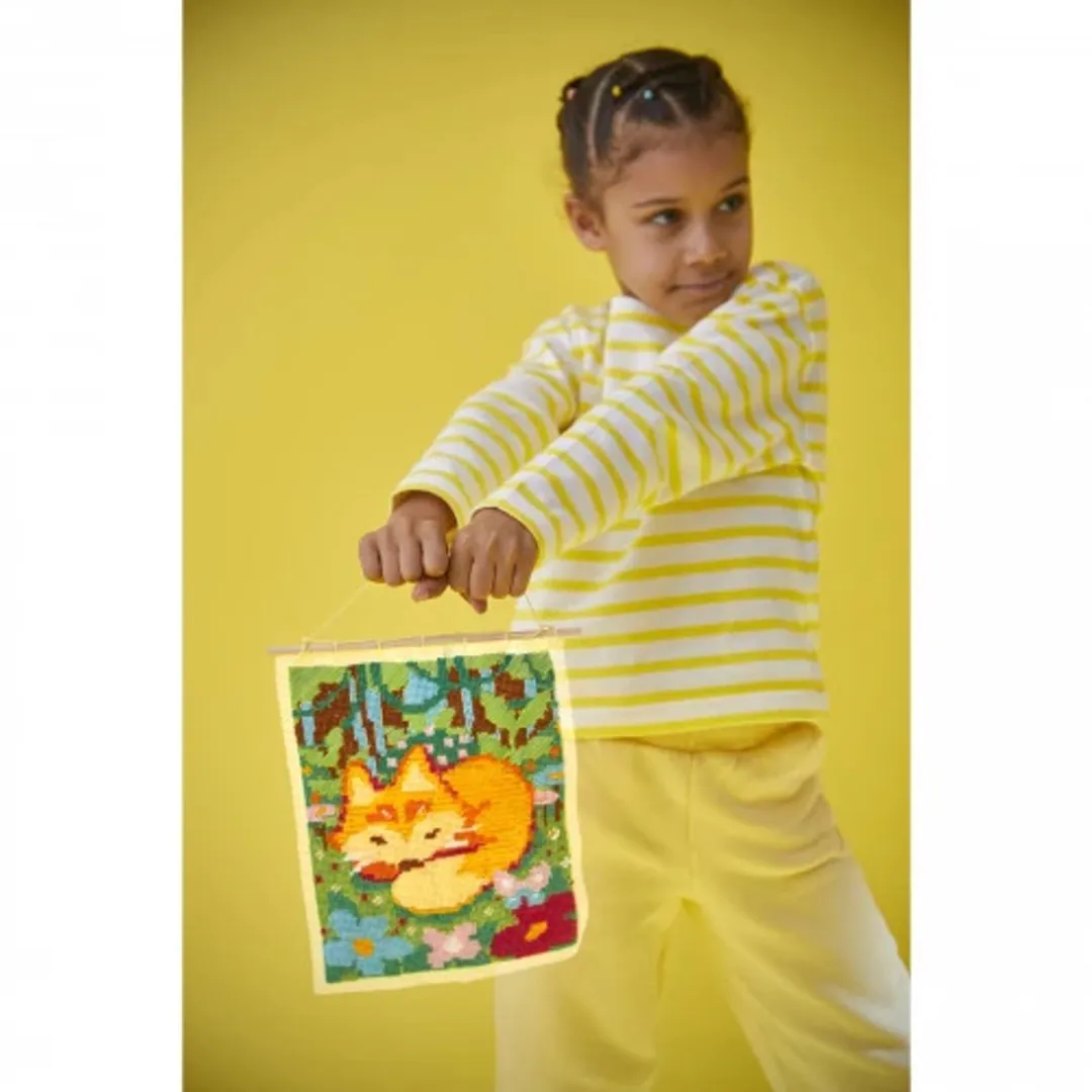 Janod Atelier Deco Vos Borduren Set - Meerkleurig