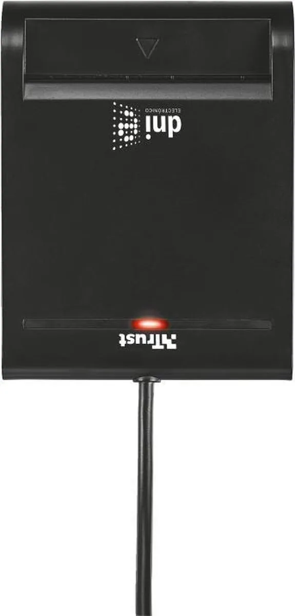Trust 23084 DNI Kaartlezer - USB 2.0 - Zwart - afbeelding 6 van 6