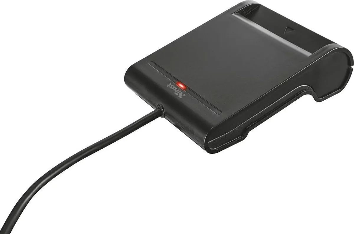 Trust 23084 DNI Kaartlezer - USB 2.0 - Zwart