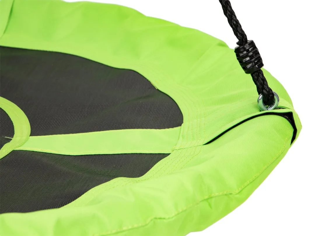 Nestschommel Buitenspeelgoed 100 cm groen - Slinger schommel- Nest Schommel - Ronde schommel - Ooienvaarsnest -100 kg belasting - Voor kinderen en volwassenen