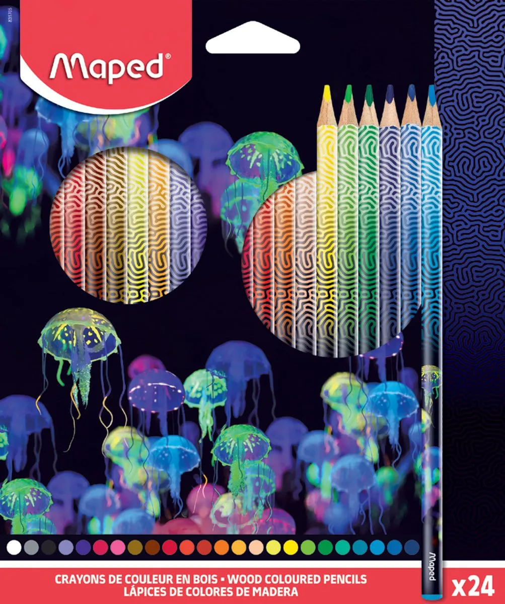 Maped Deepsea Paradise Driehoekige Kleurpotloden - 12 Stuks