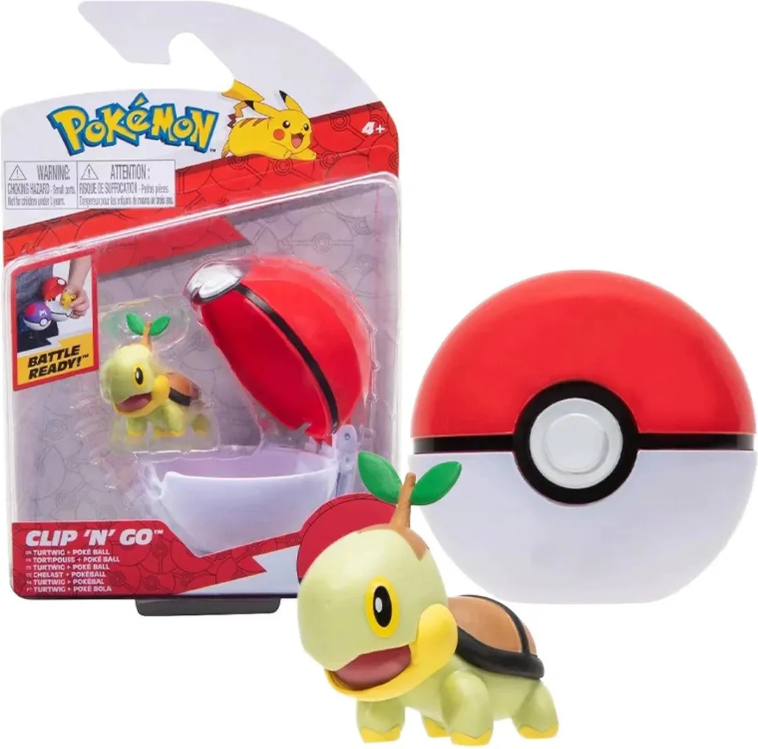 Pokémon Clip'n'Go Turtwig + Poké Ball - Mix