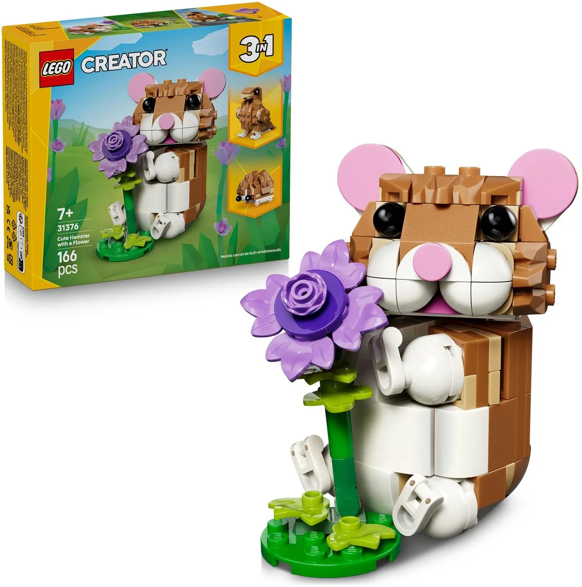 LEGO Creator 3in1 Schattige Hamster 31376 - Multicolor