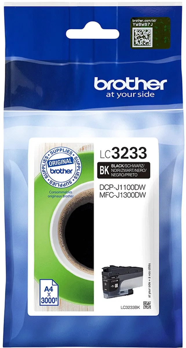 Brother LC-3233BK Inktcartridge - Zwart
