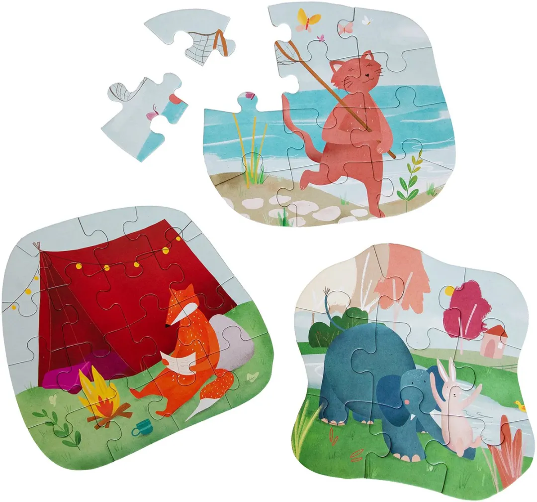 Trixie Puzzelbox 3 Stuks - Multi