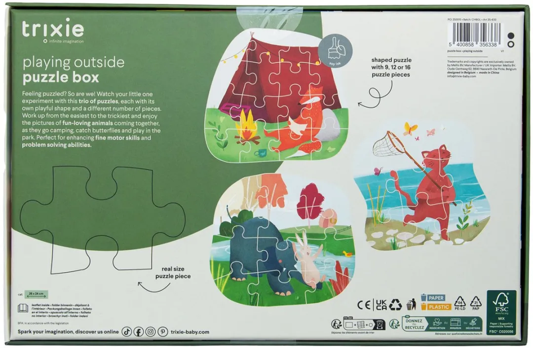 Trixie Puzzelbox 3 Stuks - Multi