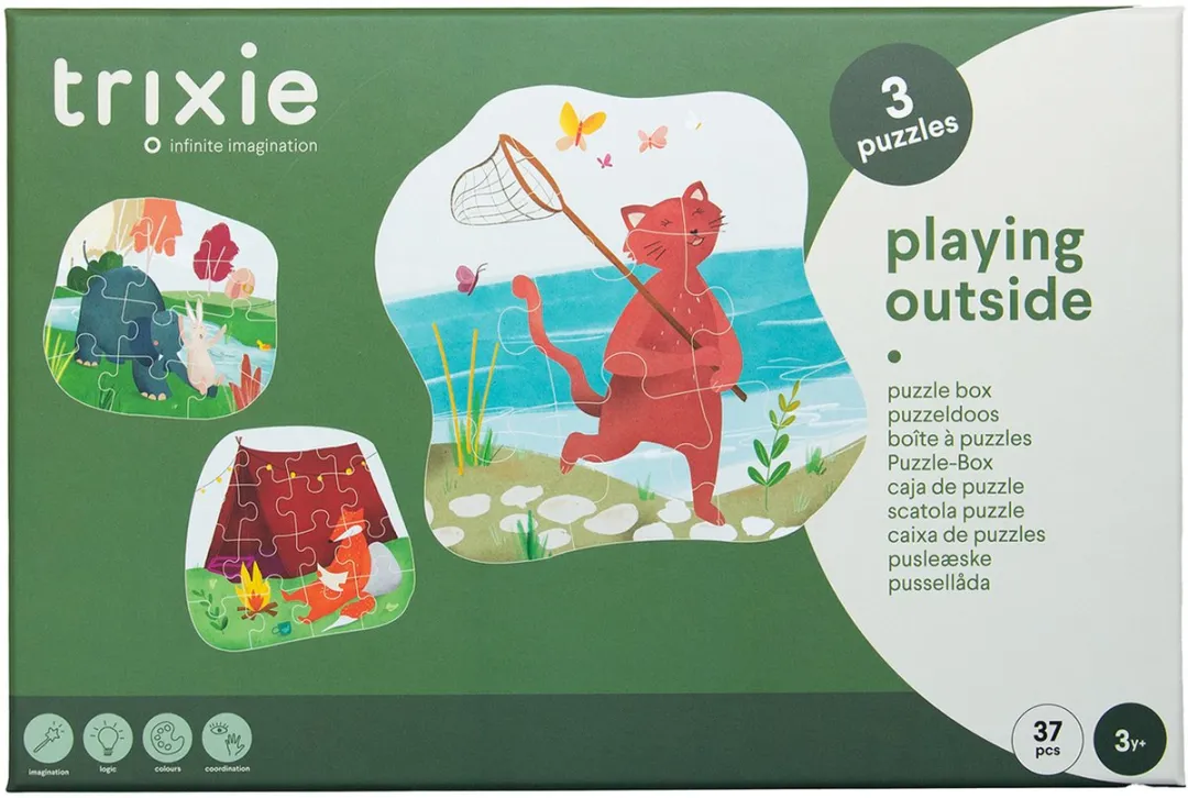 Trixie Puzzelbox 3 Stuks - Multi