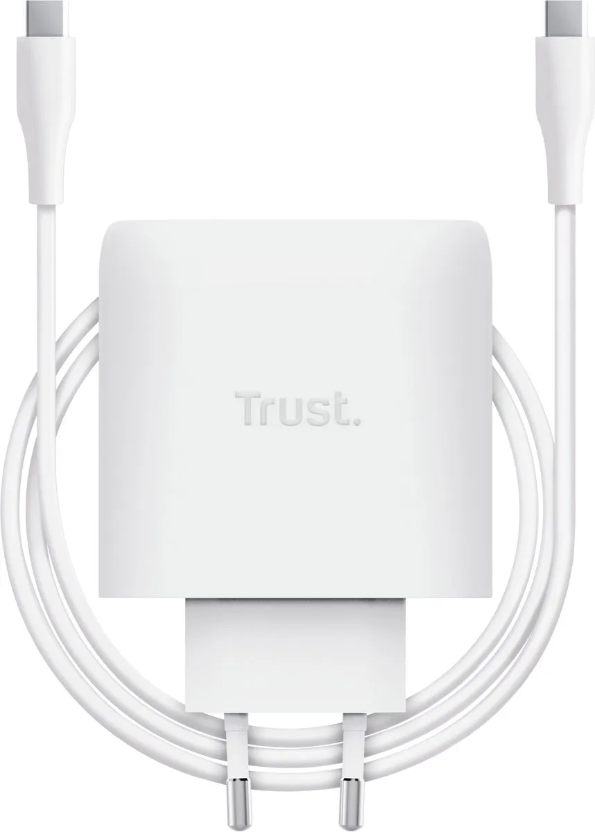 Trust Maxo 65W GaN Oplader 4 Poorten - 26068 - Wit