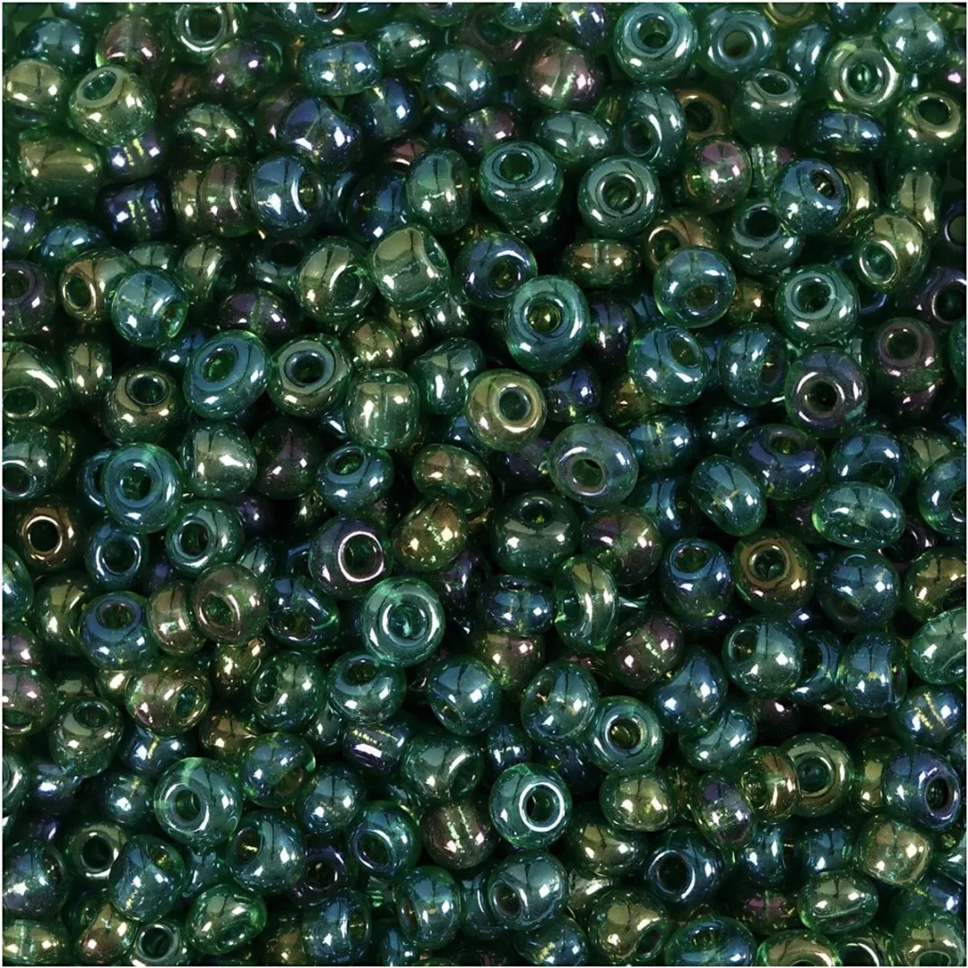 Creativ Company CC Rocailles 3mm Groen Glas - 25 Stuks
