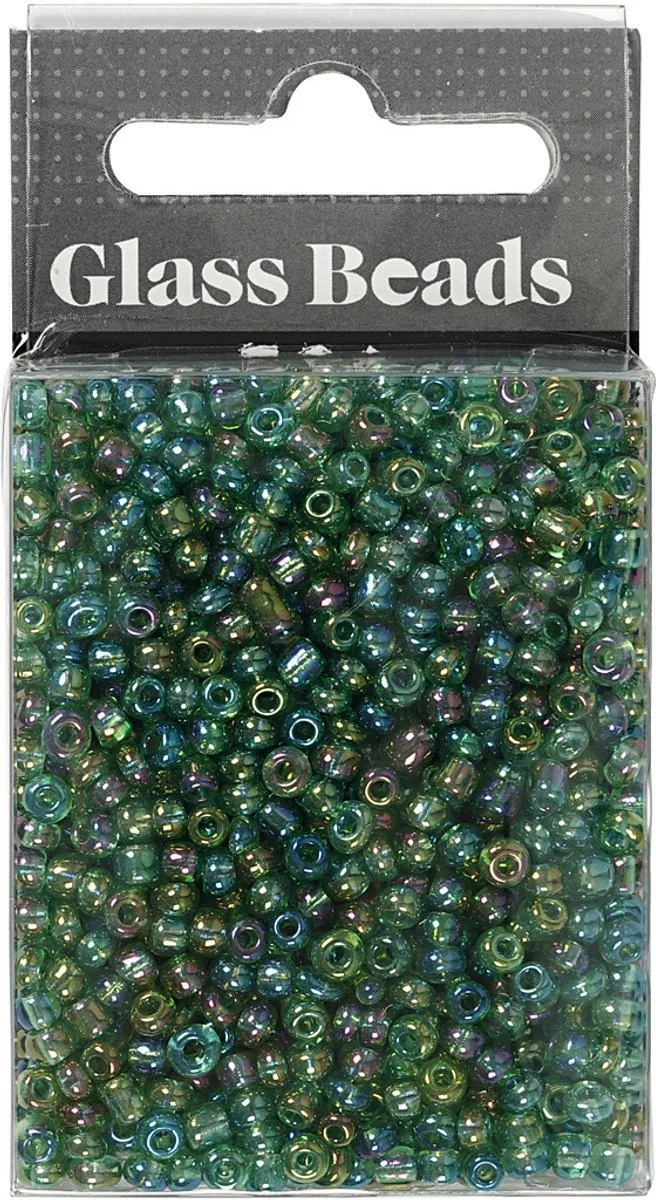 Creativ Company CC Rocailles 3mm Groen Glas - 25 Stuks