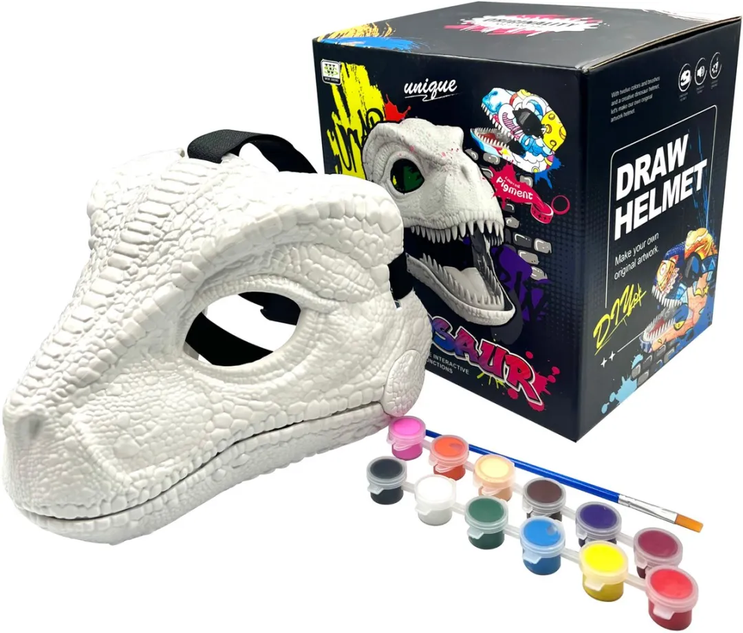 Fits4kids DIY Dinosaurus Masker Knutselset