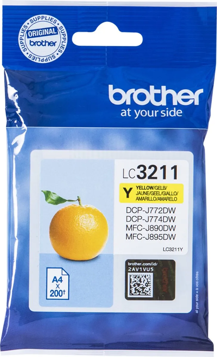 Brother LC-3211Y Inktcartridge Geel - 200 pagina's