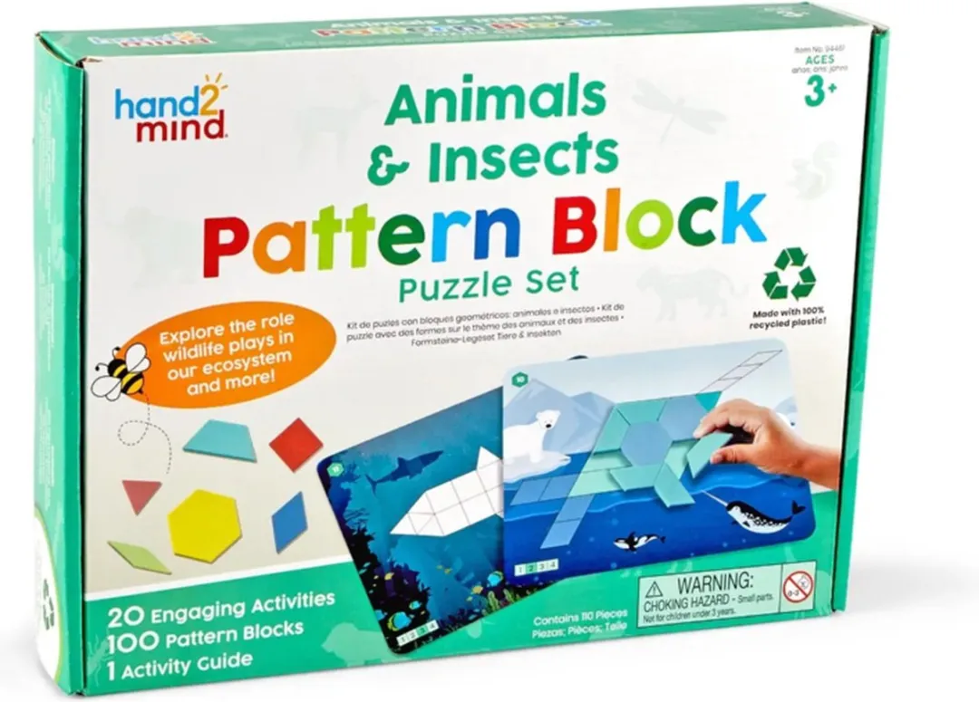 Learning Resources Dieren & Insecten Puzzelset - 100 Stuks
