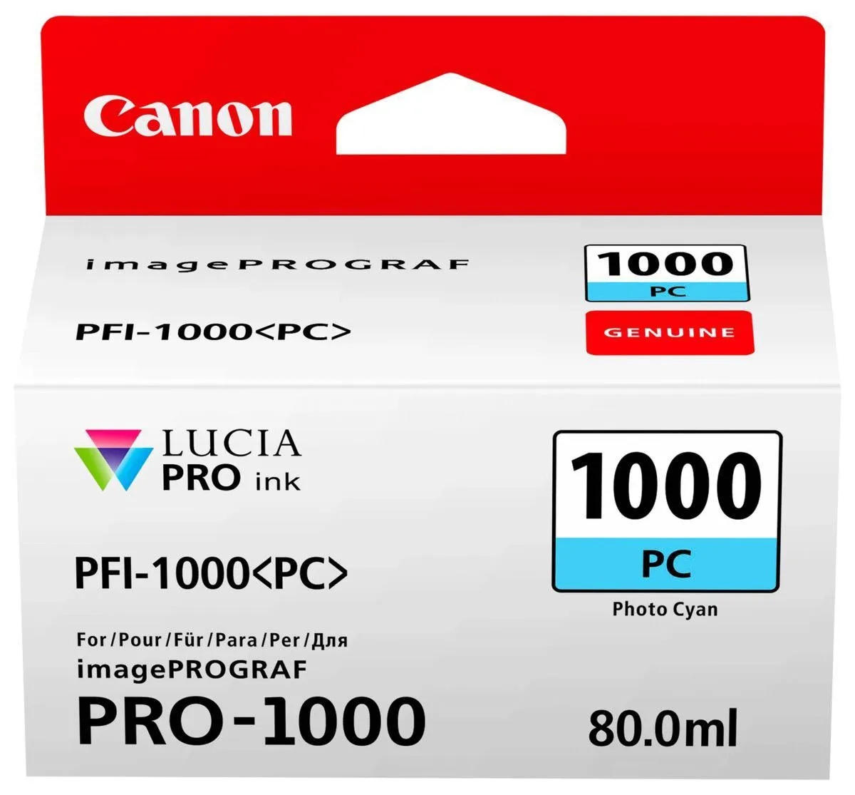 Canon 0550C001 Cyan Inktcartridge - 80ml