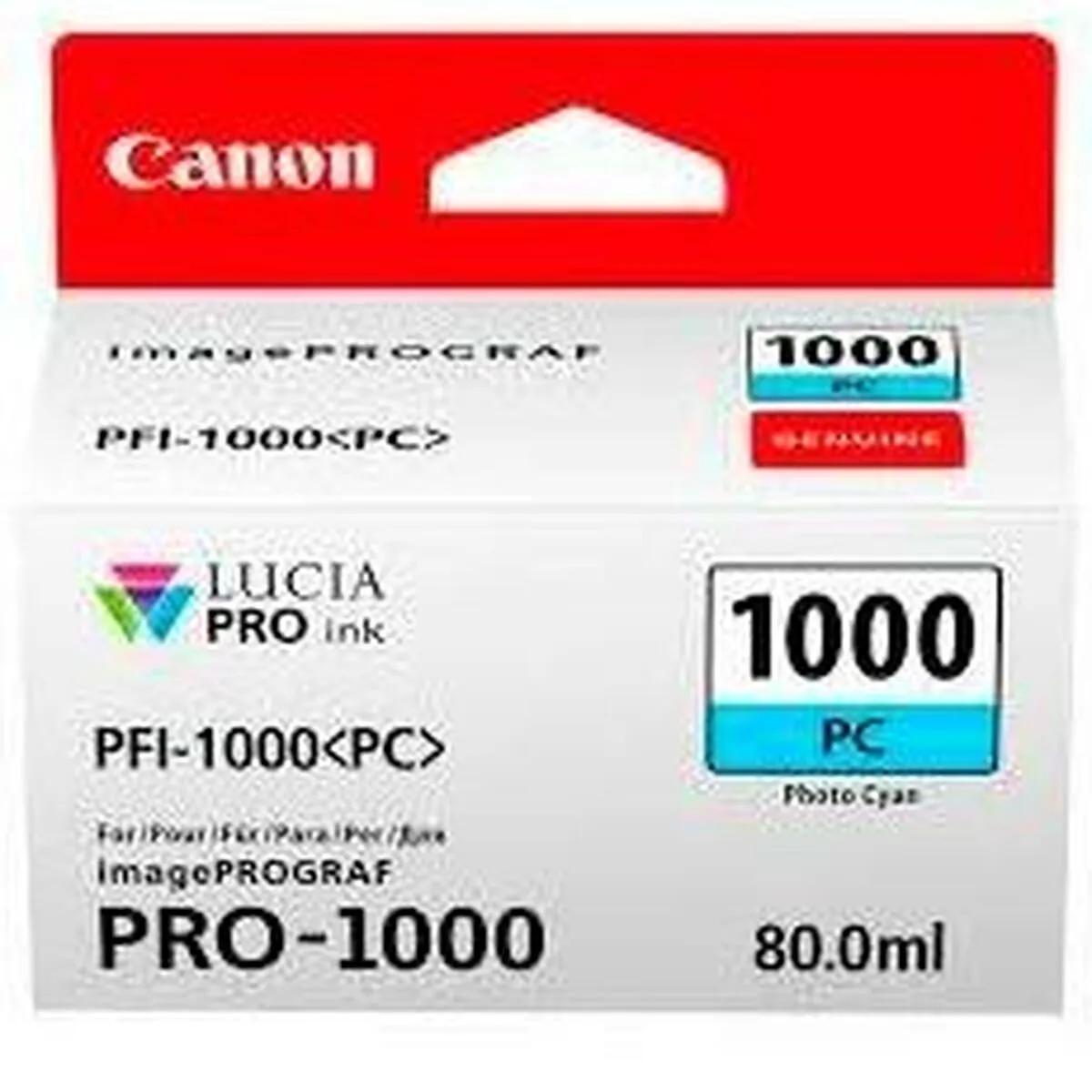 Canon 0550C001 Cyan Inktcartridge - 80ml