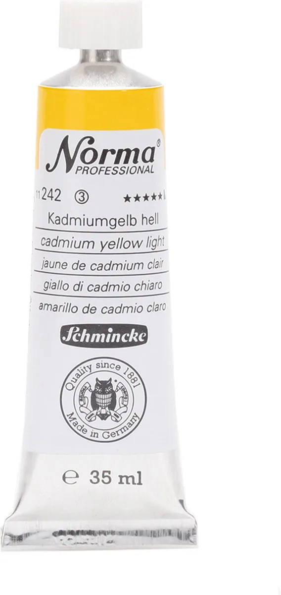 Schmincke Norma Professional Olieverf 35ml - Cadmium Geel licht (242)