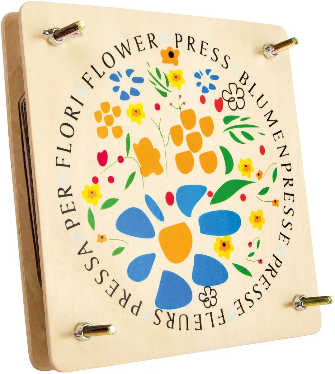 Small Foot Houten Bloemenpers 18x18cm