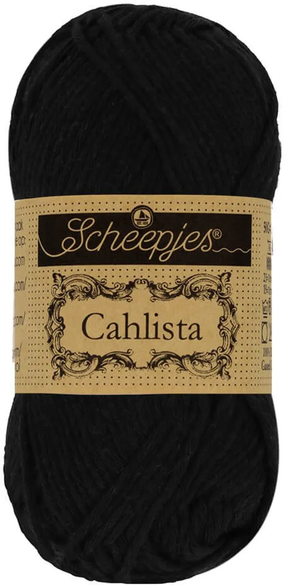 Scheepjes Cahlista Jet Black