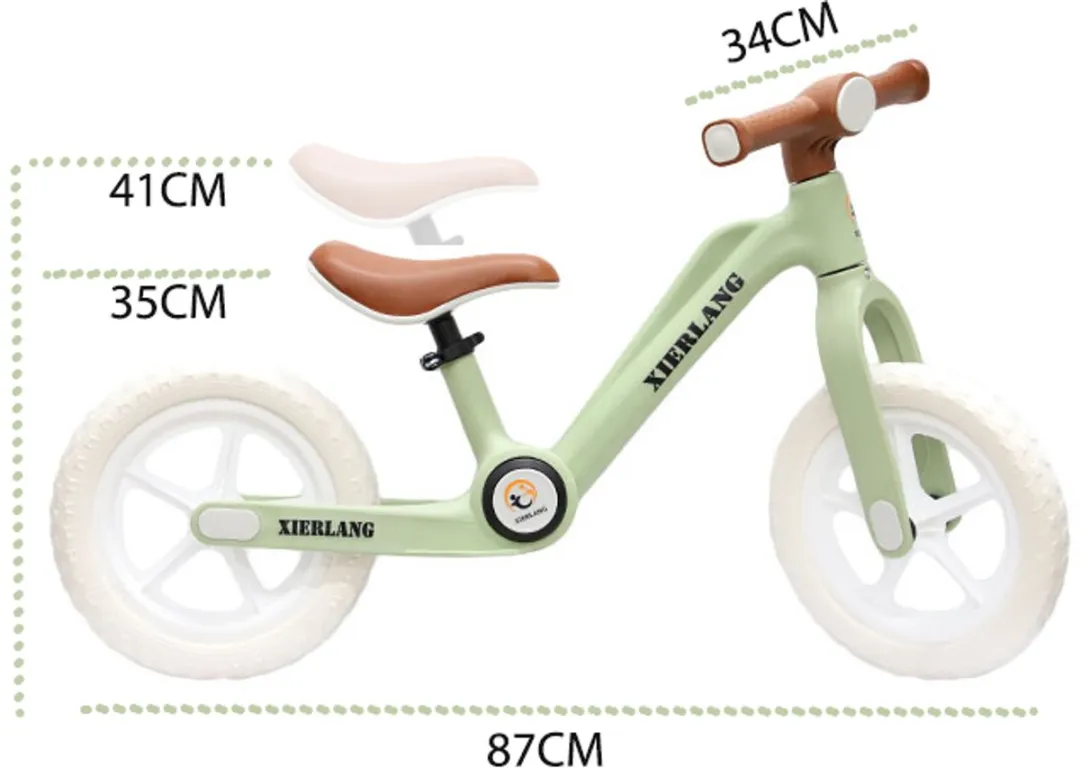 Toys Opvouwbare Loopfiets 12 Inch Mintgroen - MPN 105-70-12
