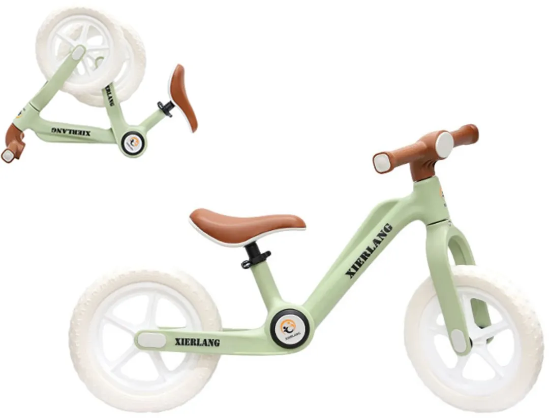 Toys Opvouwbare Loopfiets 12 Inch Mintgroen