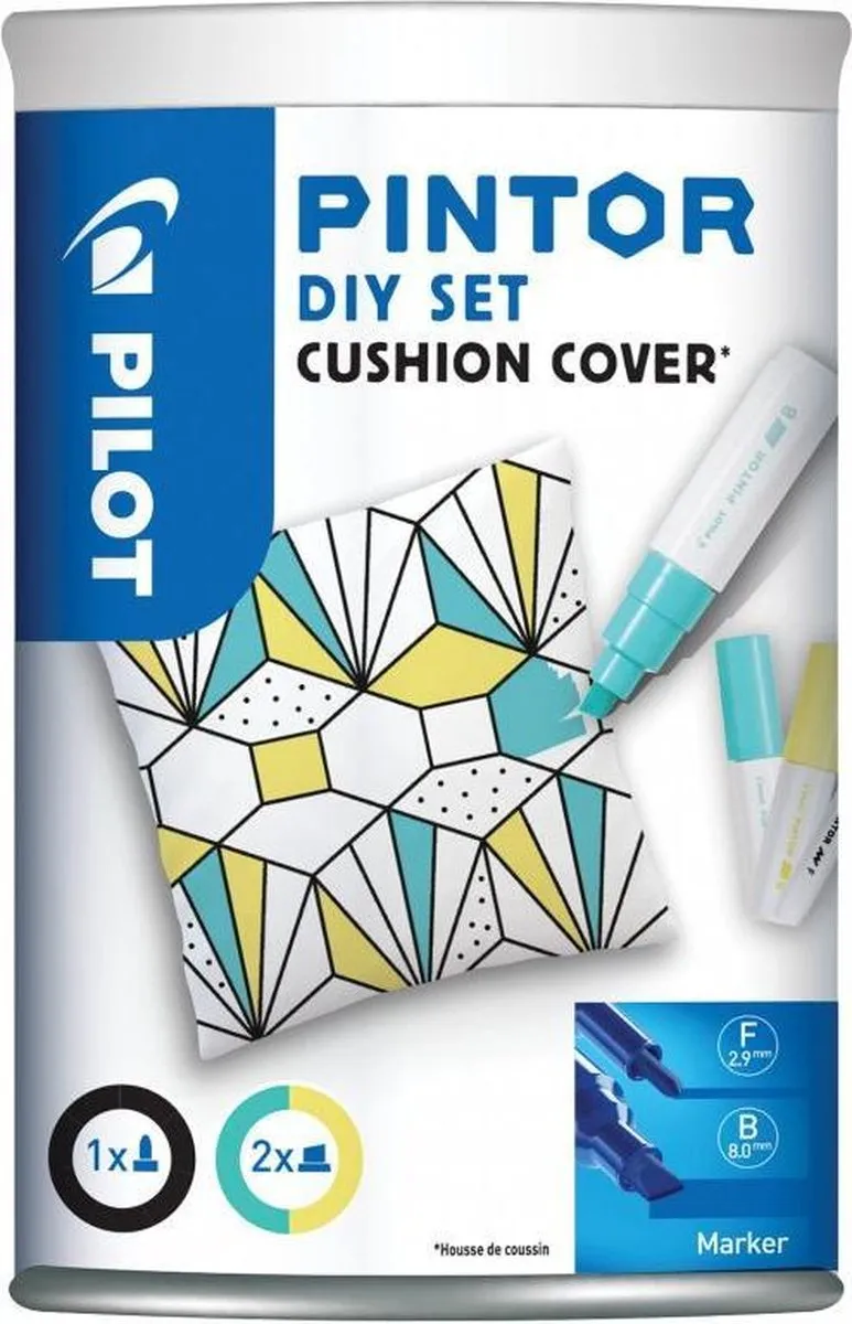 Pilot Pintor DIY Kussenhoes Set