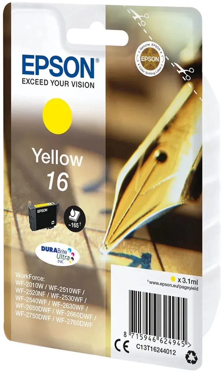 Epson C13T16244010 Inktcartridge Geel - 3.1ml