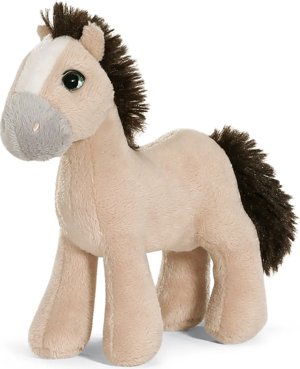 Nici Paard/Pony Pluche Knuffel 16cm - Beige