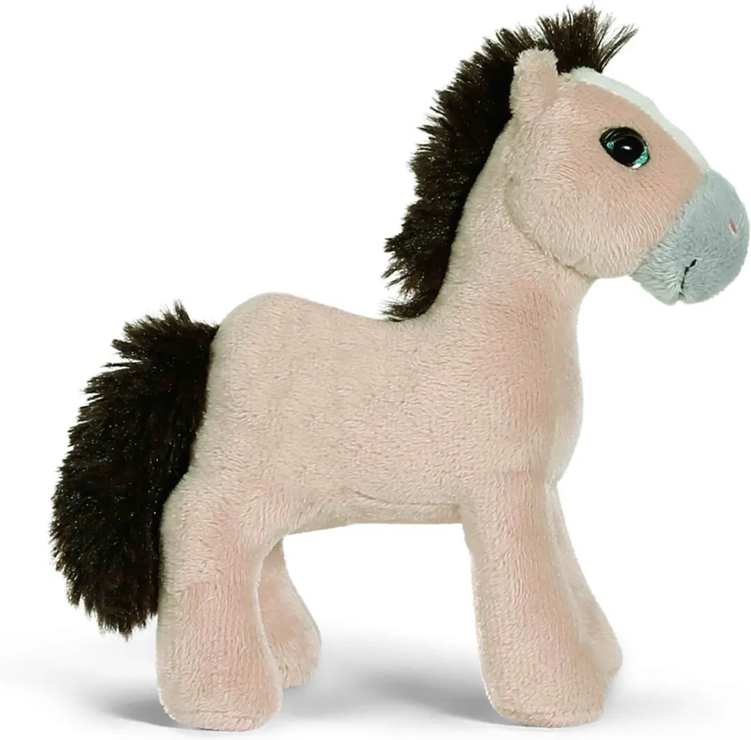 Nici Paard/Pony Pluche Knuffel 16cm - Beige