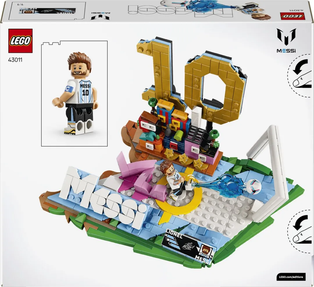 LEGO Editions Lionel Messi 43011 Bouwpakket - 500 Stukken - Meerkleurig
