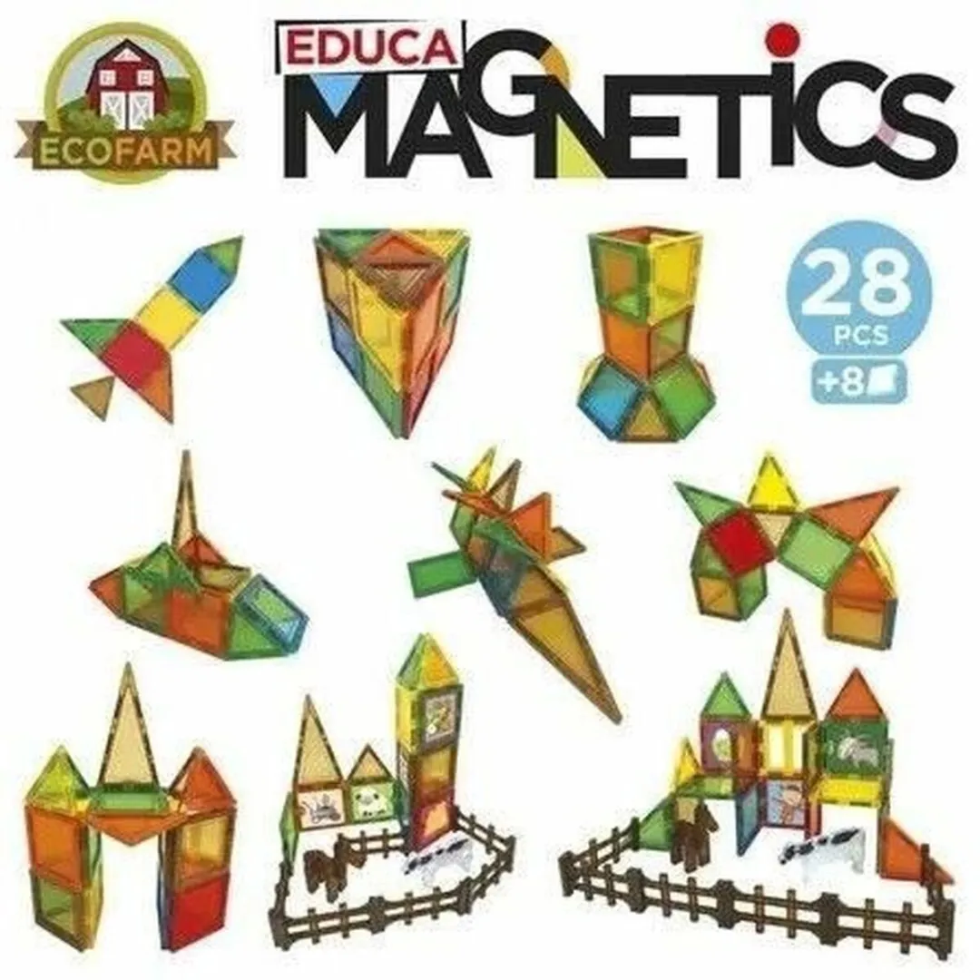Educa Bouwspel Multicolor - 28 Stuks - afbeelding 4 van 5