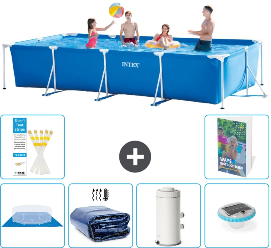 Intex Rechthoekig Frame Zwembad 450x220cm
