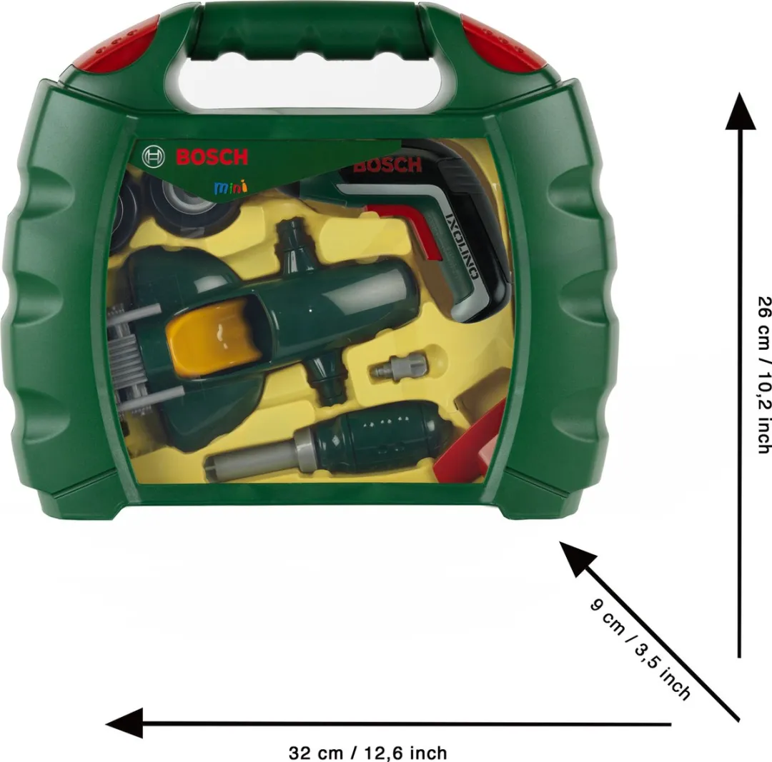 Klein Toys Bosch Mini Ixolino II Grand Prix Koffer - Groen/Zwart