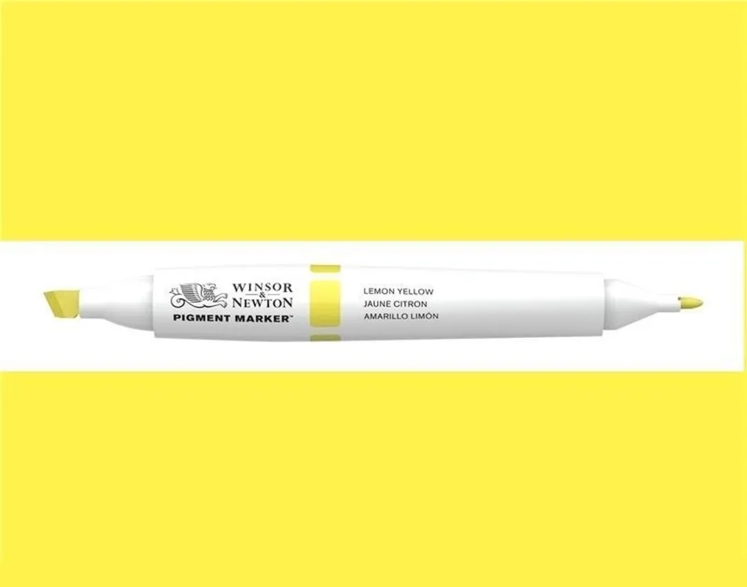 Winsor & Newton Pigment Marker Lemon Yellow 0202/346