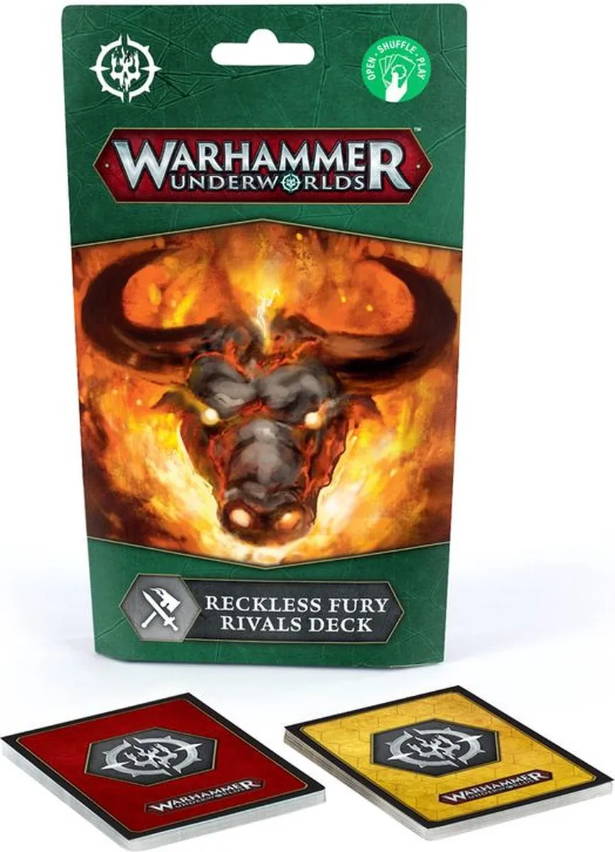 Games Workshop Warhammer Underworlds Reckless Fury Deck 33 Stuks